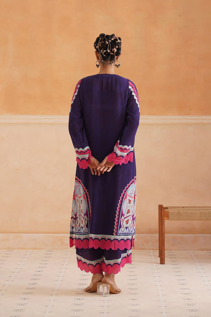 Nandini Printed Crepe Matching Set - Neetika Chopra