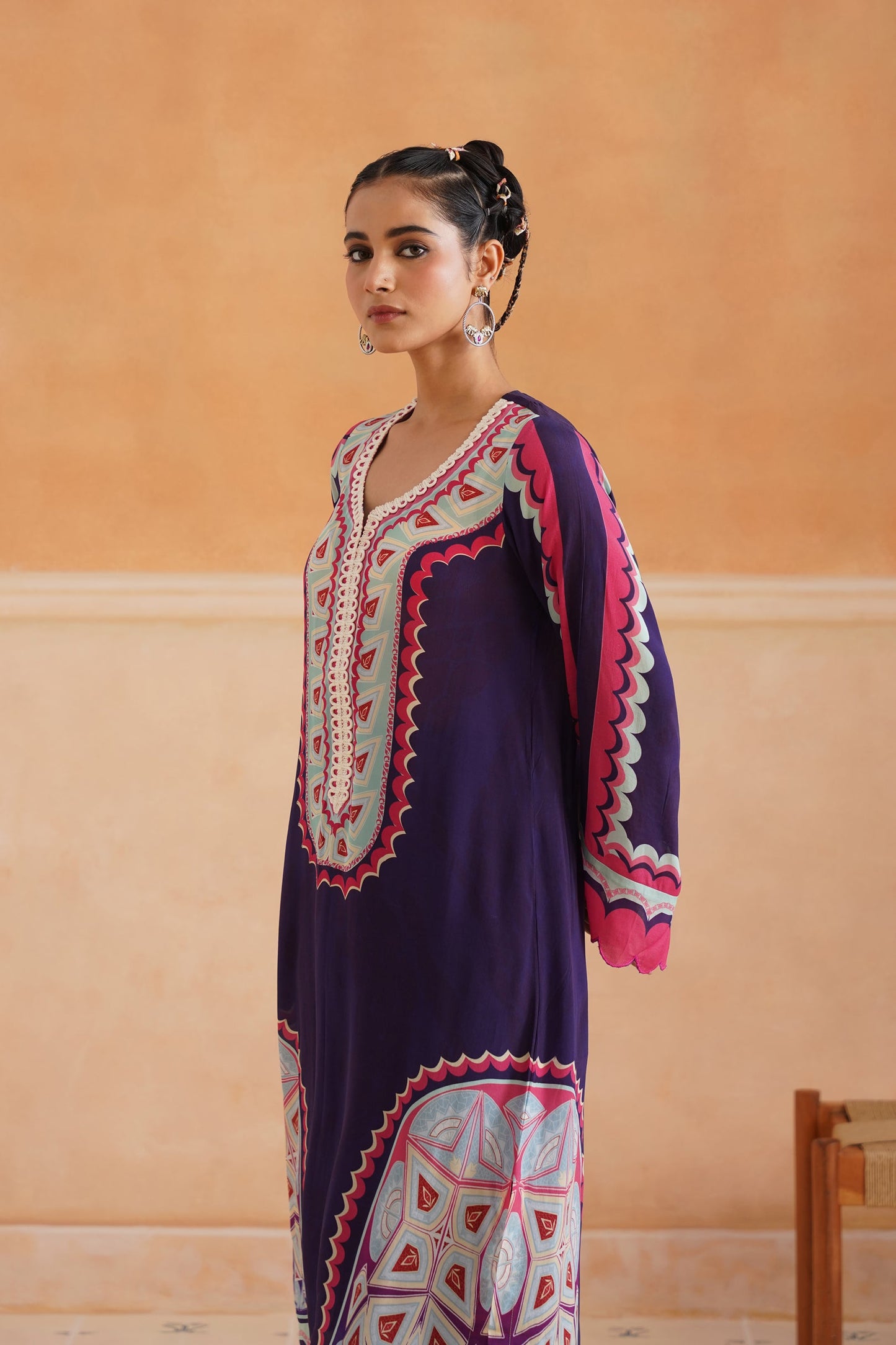 Nandini Printed Crepe Matching Set - Neetika Chopra