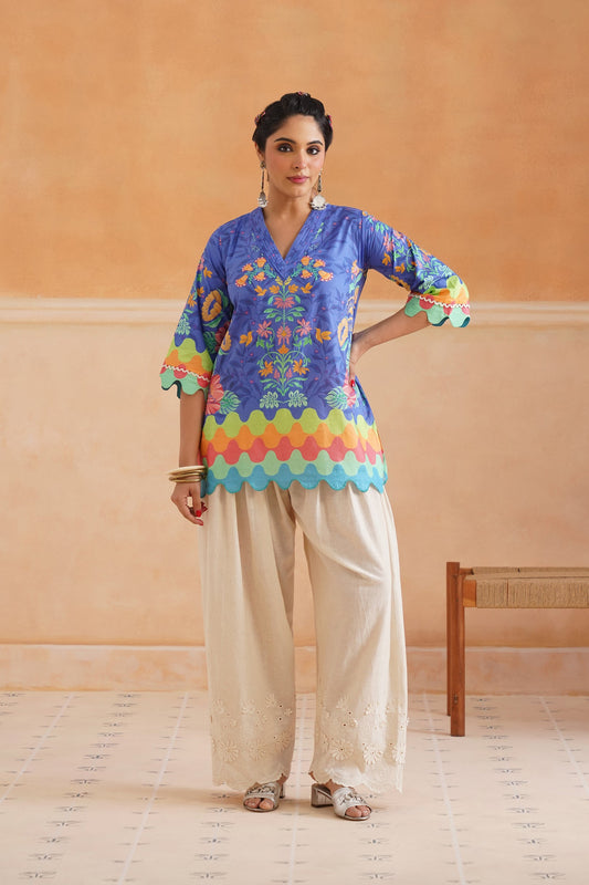 Nirvi Cotton Printed Matching Set - Neetika Chopra