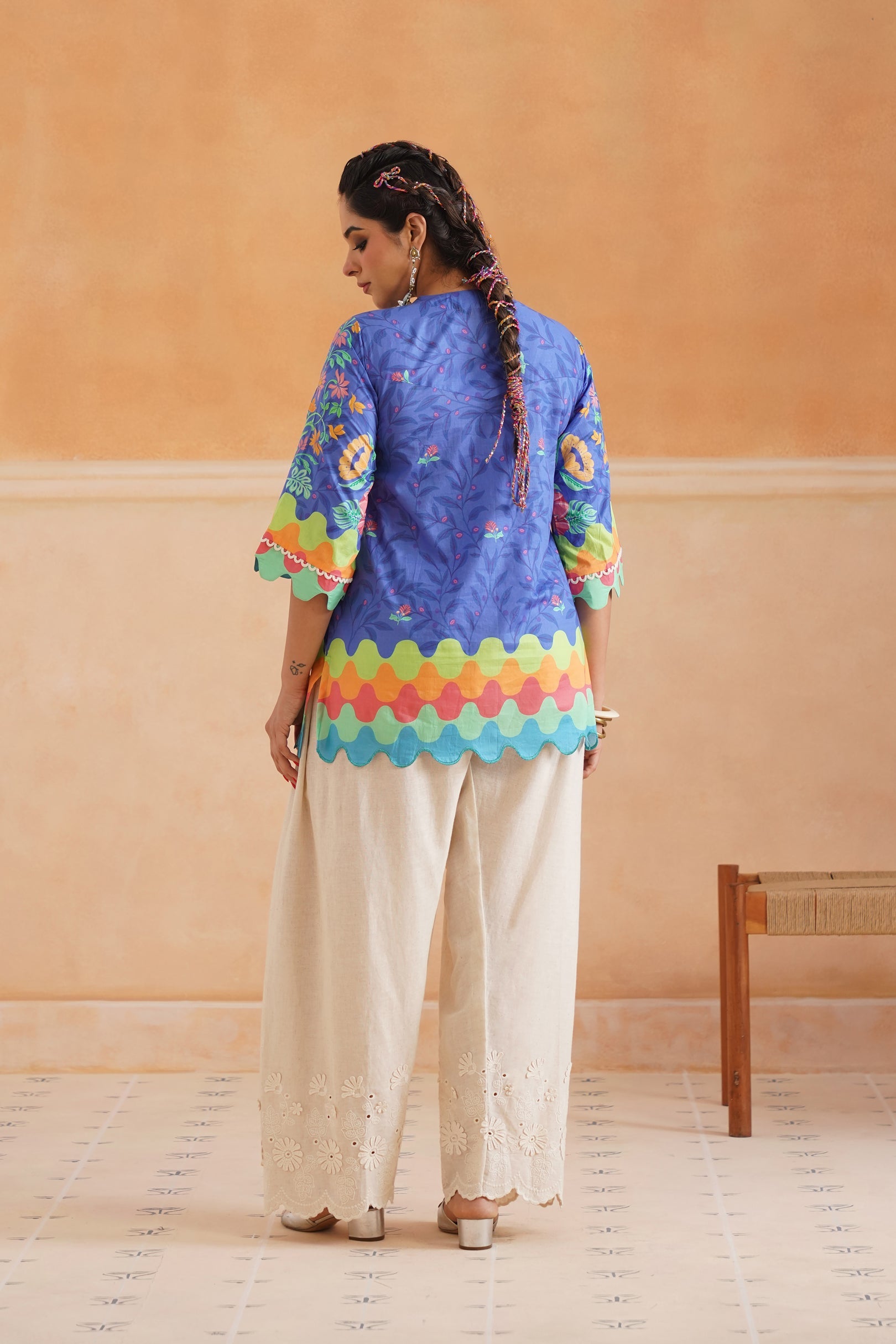Nirvi Cotton Printed Matching Set - Neetika Chopra
