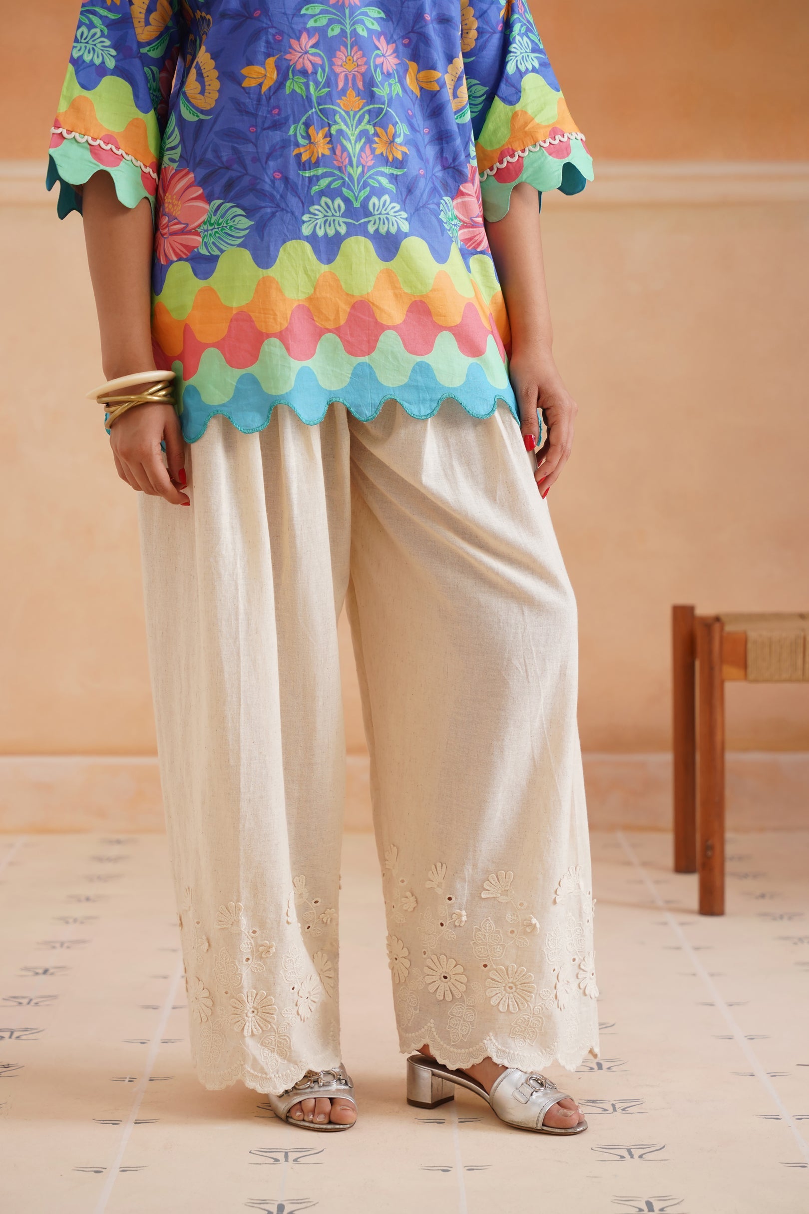 Nirvi Cotton Printed Matching Set - Neetika Chopra
