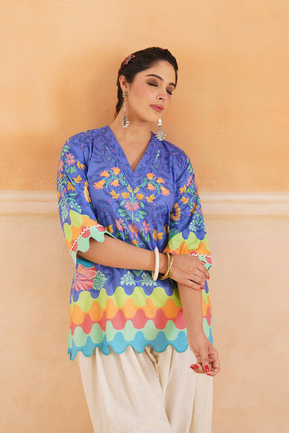 Nirvi Cotton Printed Matching Set - Neetika Chopra