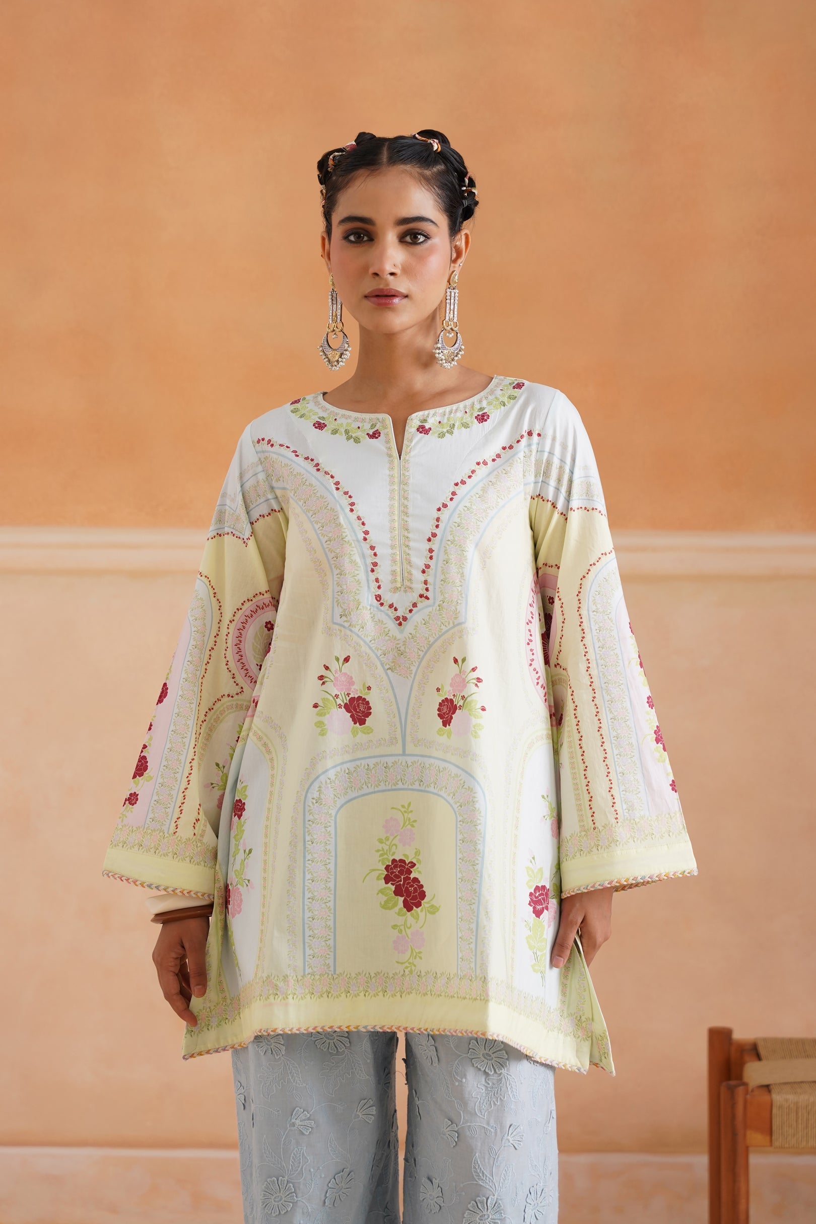 Anila Cotton Printed Matching Set - Neetika Chopra