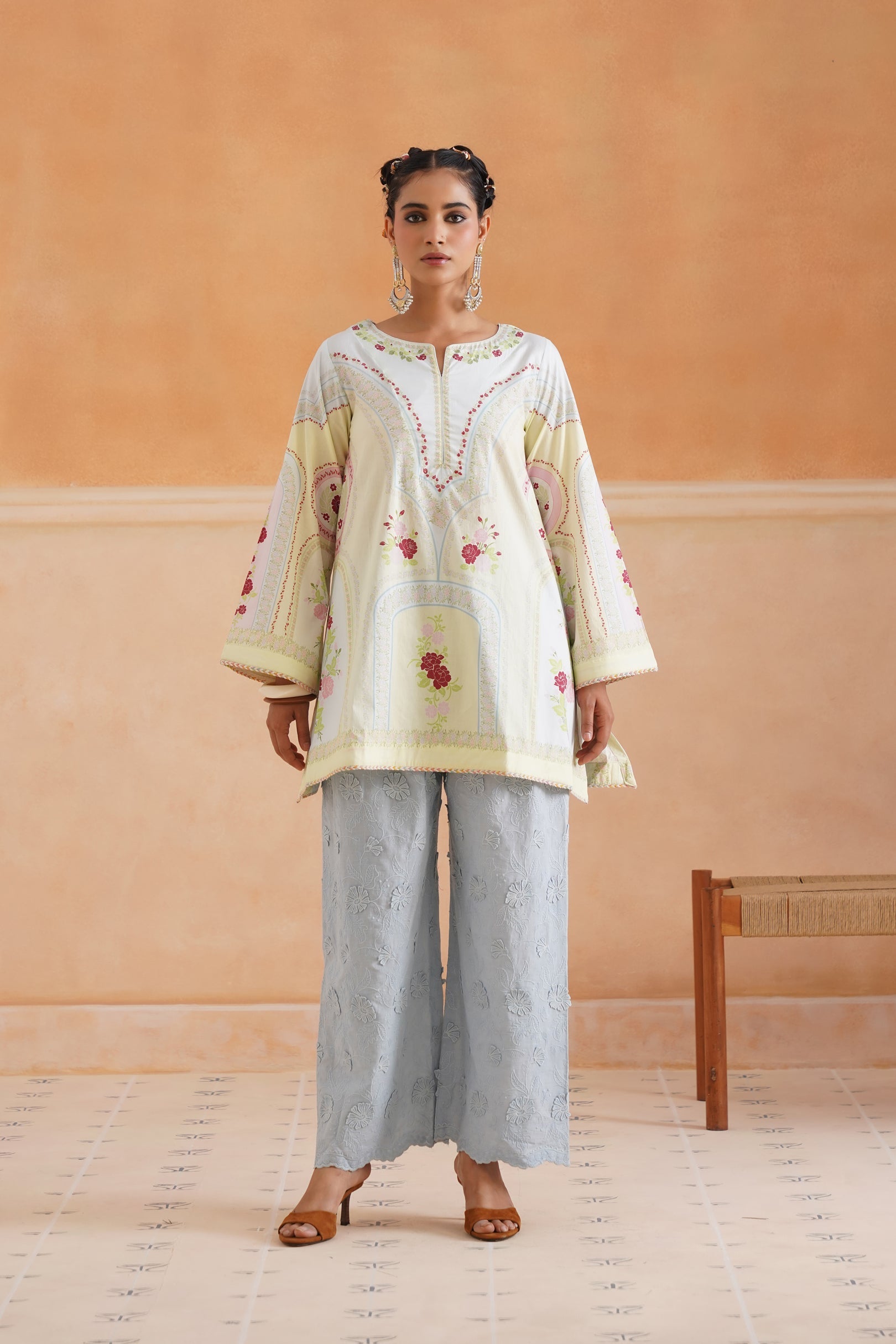 Anila Cotton Printed Matching Set - Neetika Chopra
