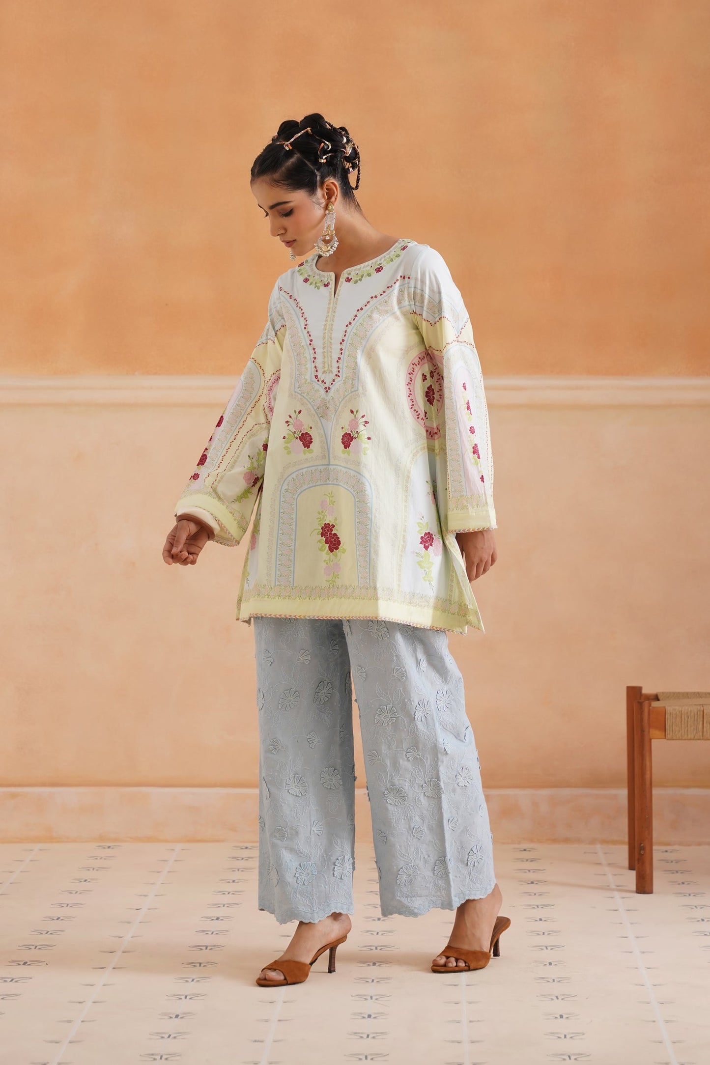Anila Cotton Printed Matching Set - Neetika Chopra