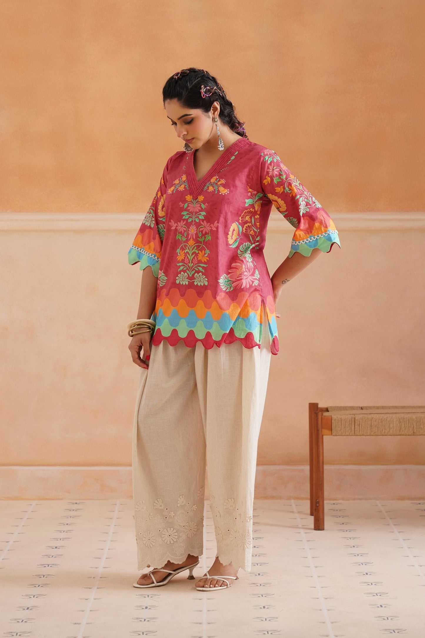 Erisha Cotton Printed Matching Set - Neetika Chopra