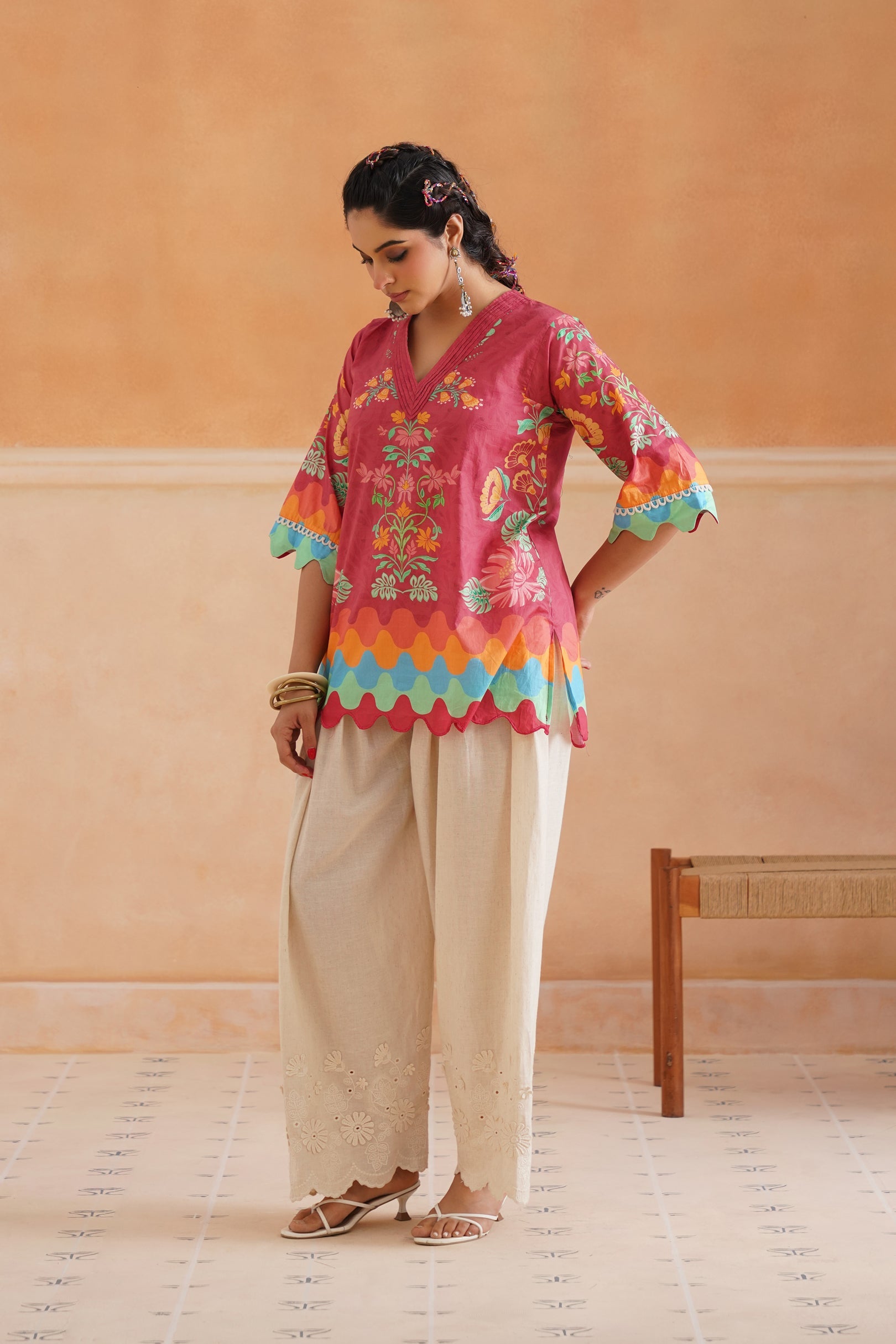 Erisha Cotton Printed Matching Set - Neetika Chopra