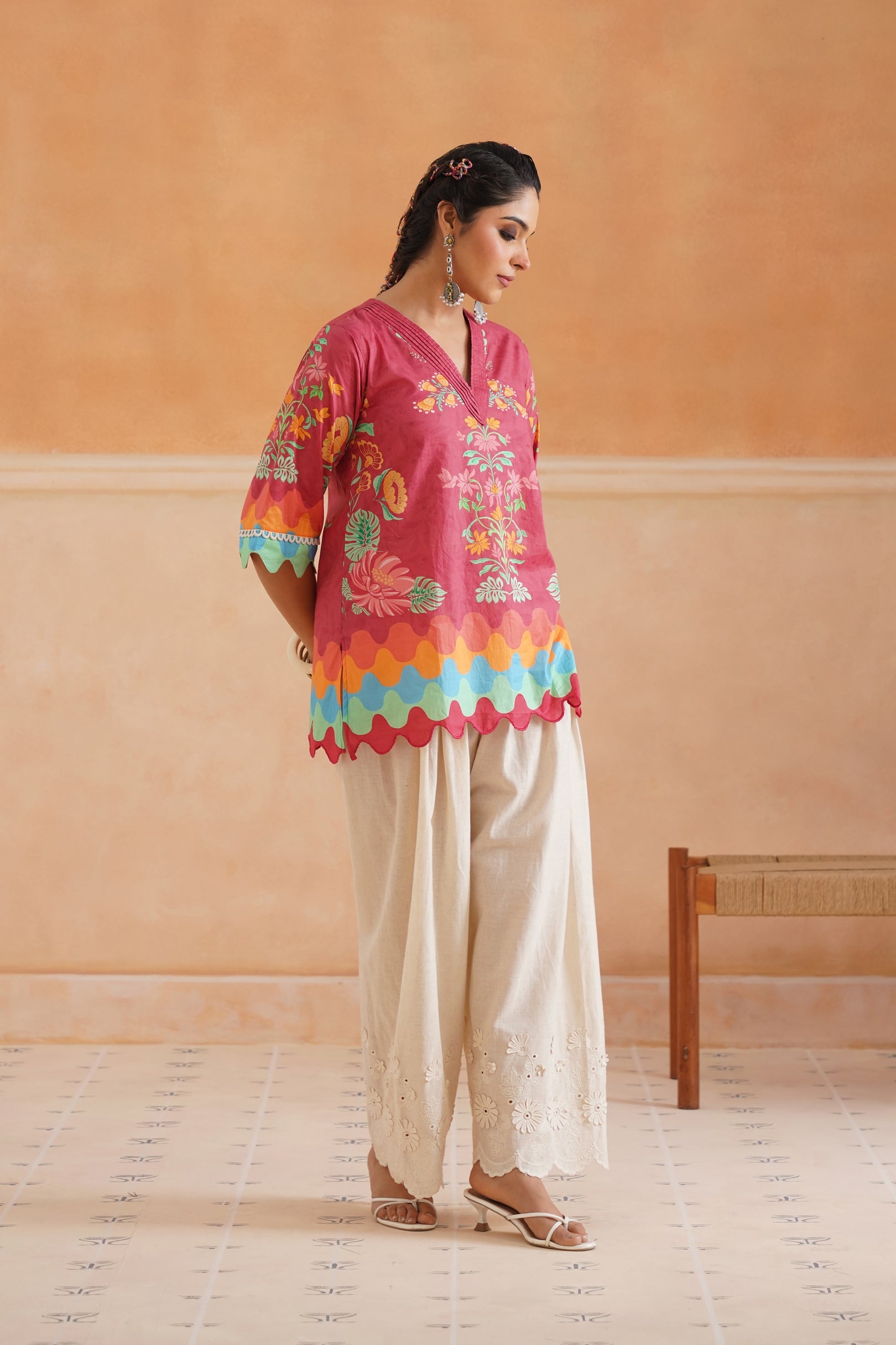Erisha Cotton Printed Matching Set - Neetika Chopra