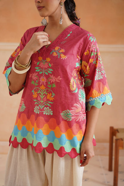 Erisha Cotton Printed Matching Set - Neetika Chopra