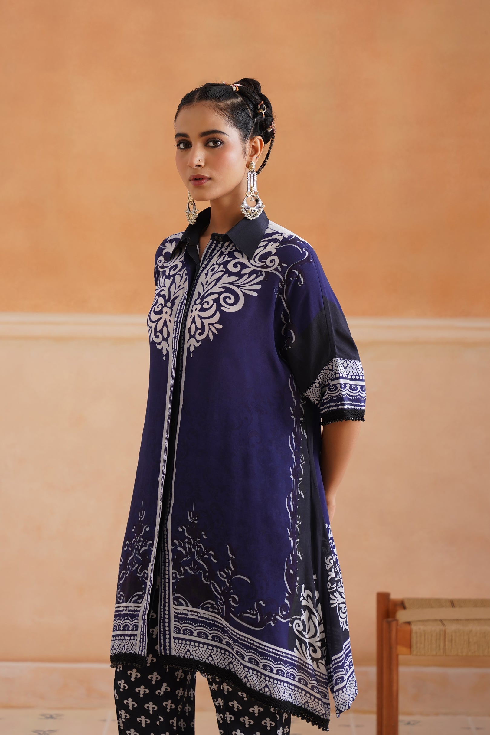 Fariha Crepe Printed Matching Set - Neetika Chopra