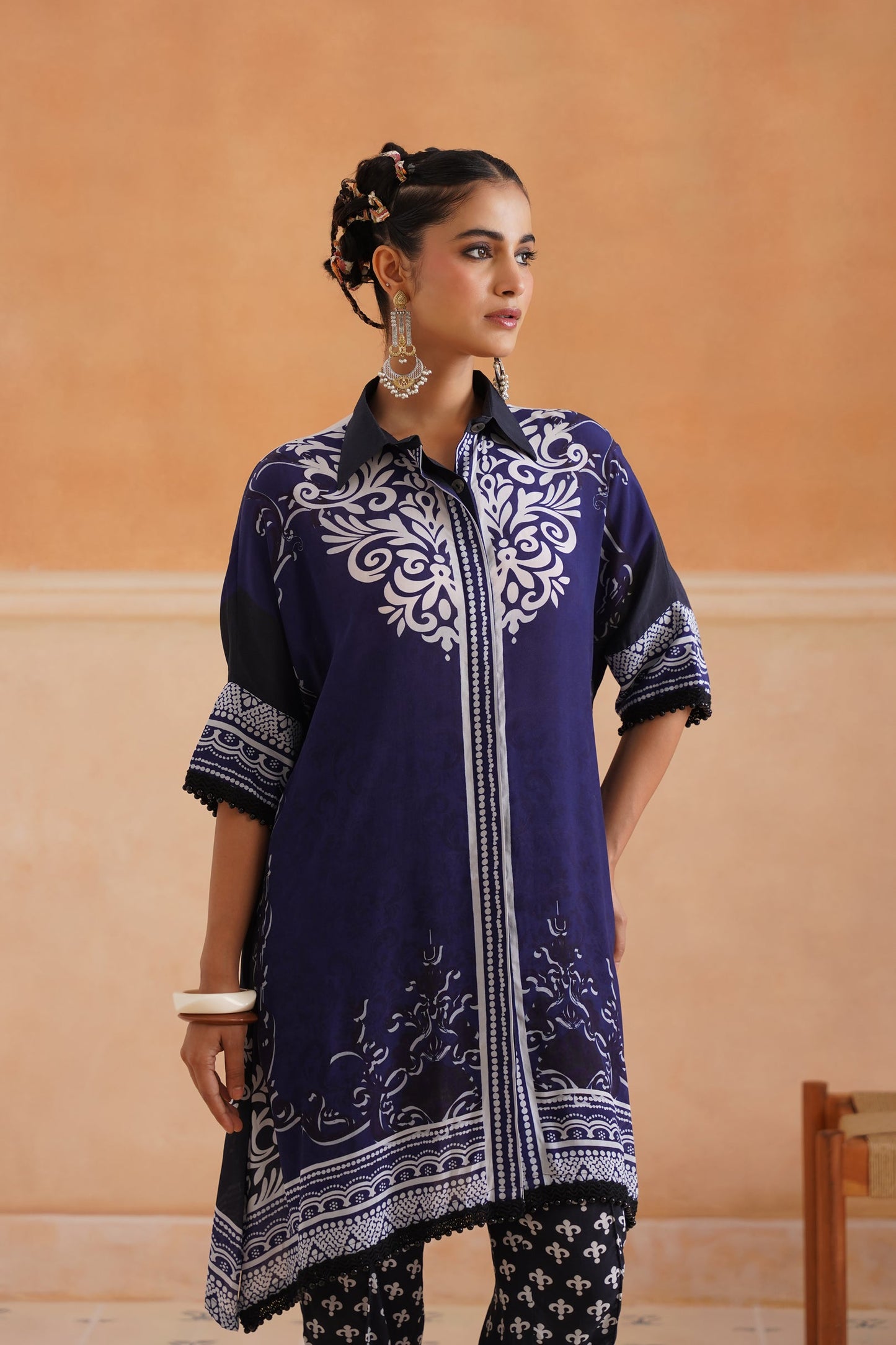 Fariha Crepe Printed Matching Set - Neetika Chopra