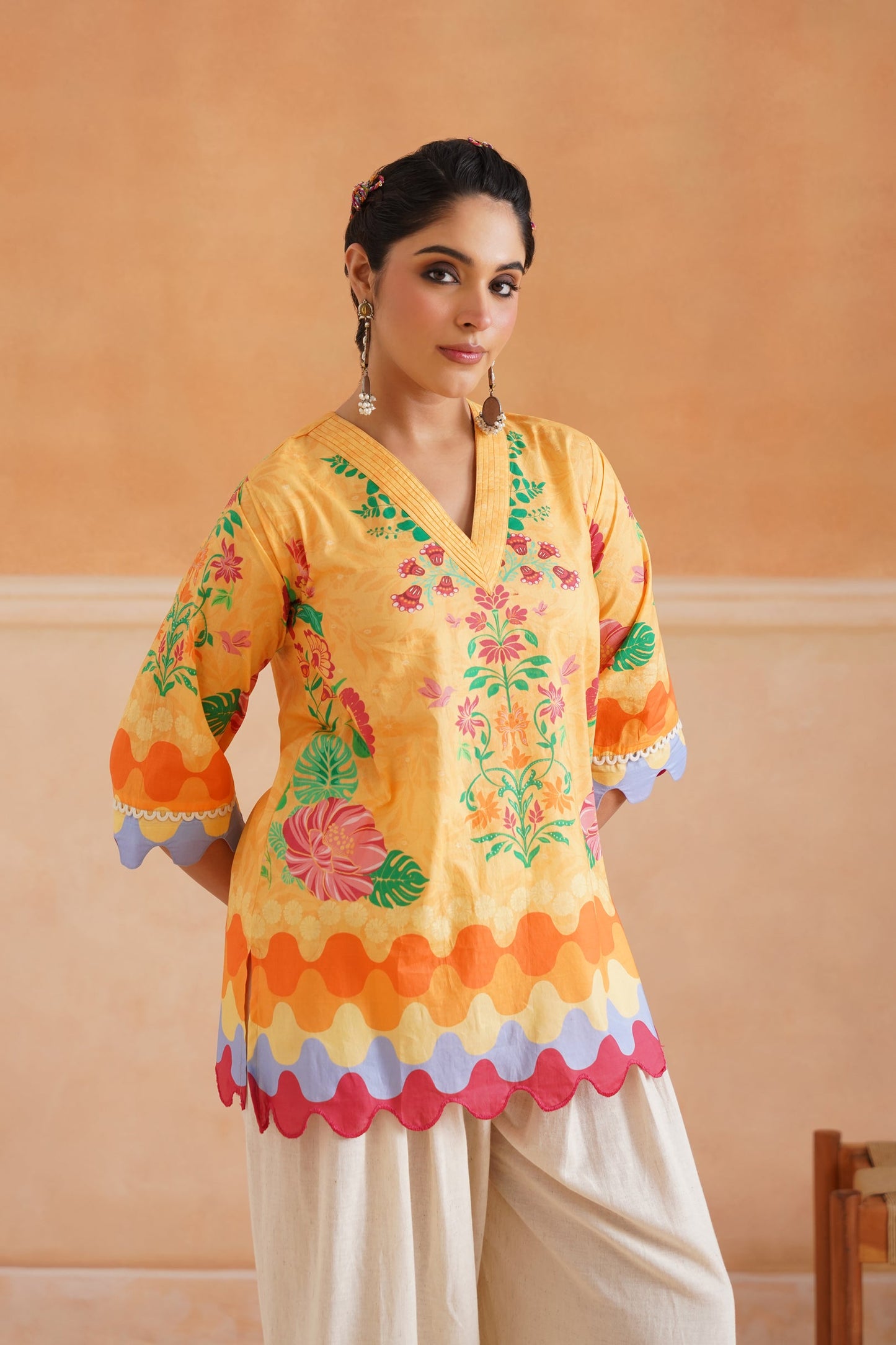 Aarohi Cotton Printed Matching Set - Neetika Chopra