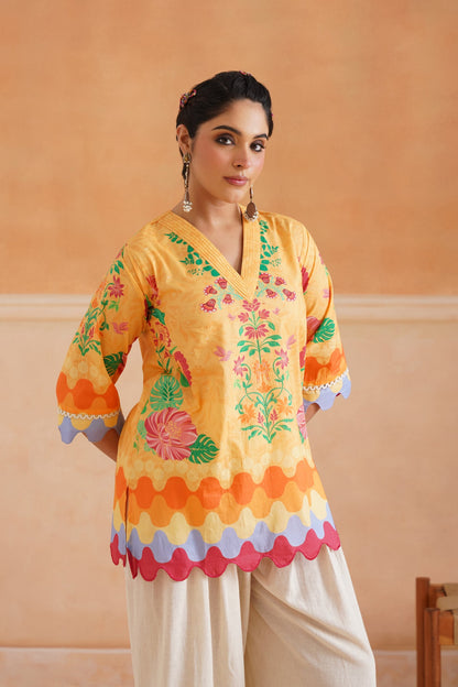 Aarohi Cotton Printed Matching Set - Neetika Chopra