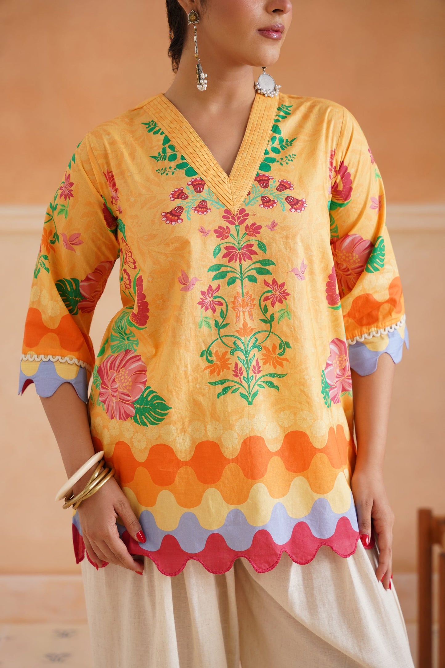 Aarohi Cotton Printed Matching Set - Neetika Chopra