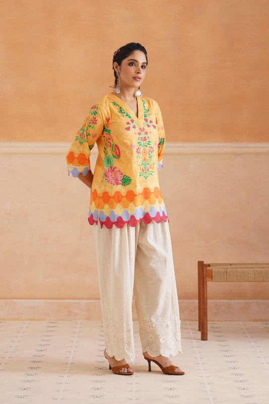 Aarohi Cotton Printed Matching Set - Neetika Chopra