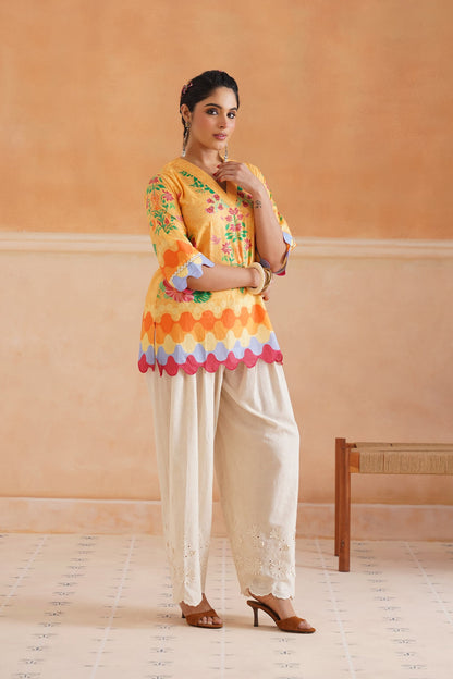 Aarohi Cotton Printed Matching Set - Neetika Chopra