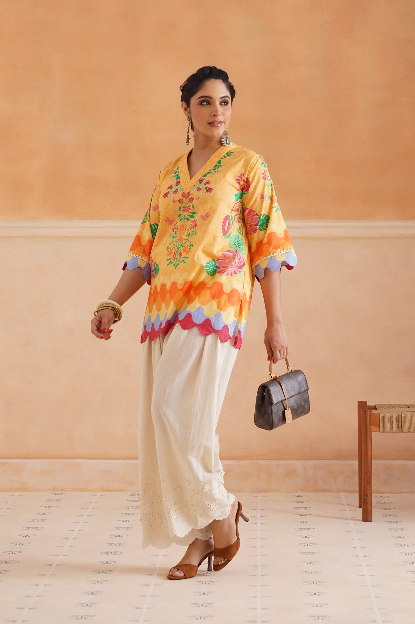 Aarohi Cotton Printed Matching Set - Neetika Chopra