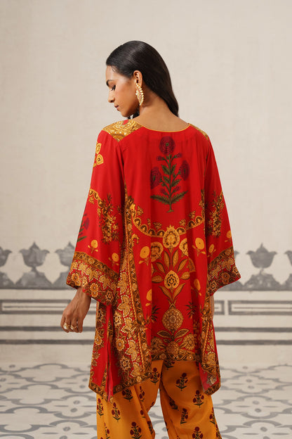 Vanya Crepe Printed Suit Set