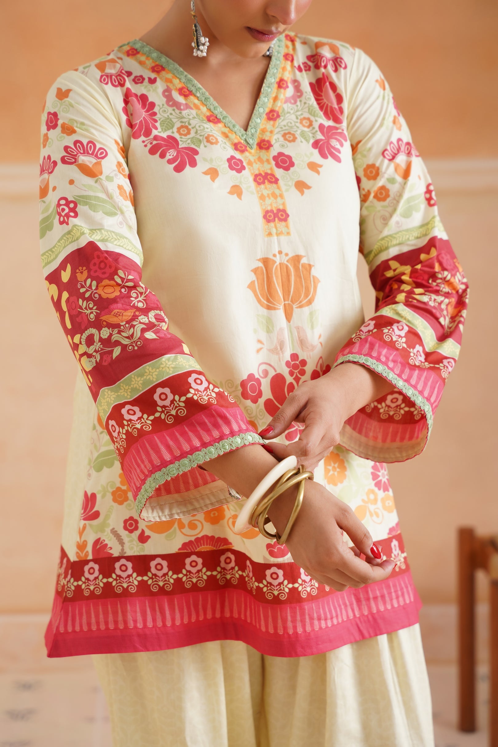 Deetyu Cotton Printed Suit Set - Neetika Chopra