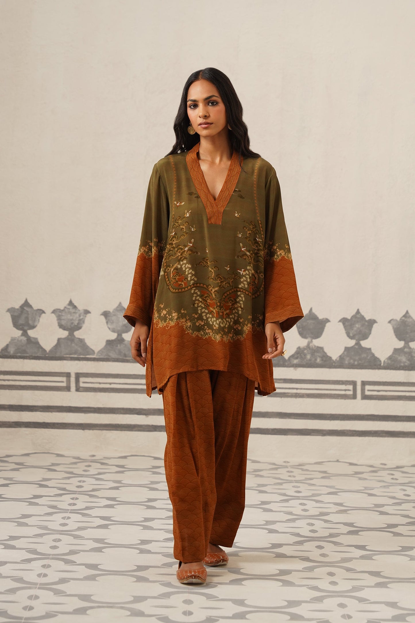 Ravisha Crepe Printed Matching Set