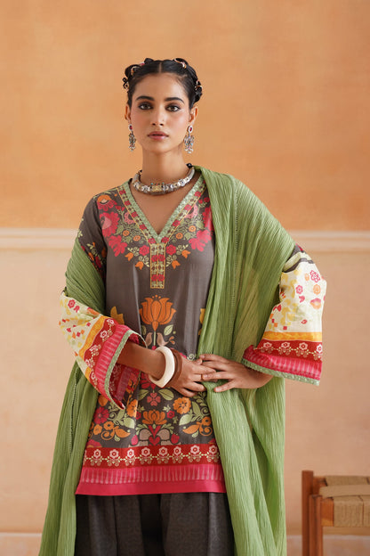 Gunika Cotton Printed Suit Set - Neetika Chopra