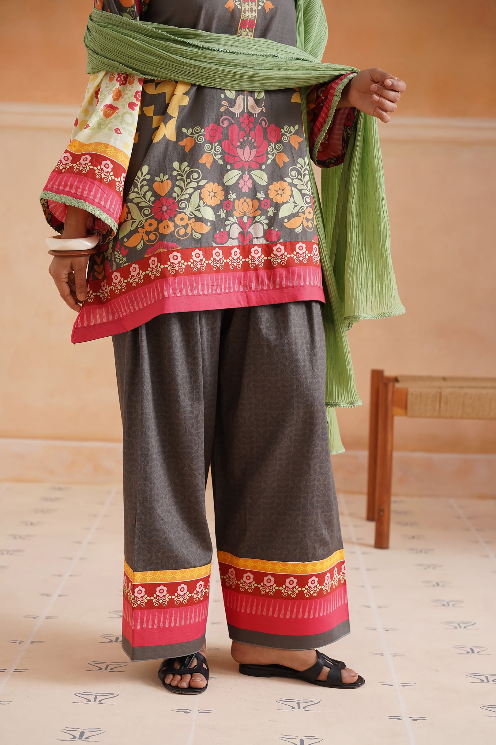 Gunika Cotton Printed Suit Set - Neetika Chopra