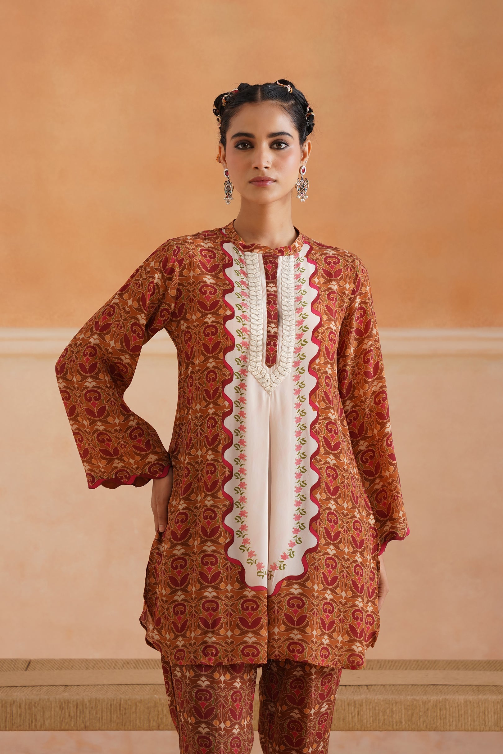 Riha Crepe Printed Matching Set - Neetika Chopra