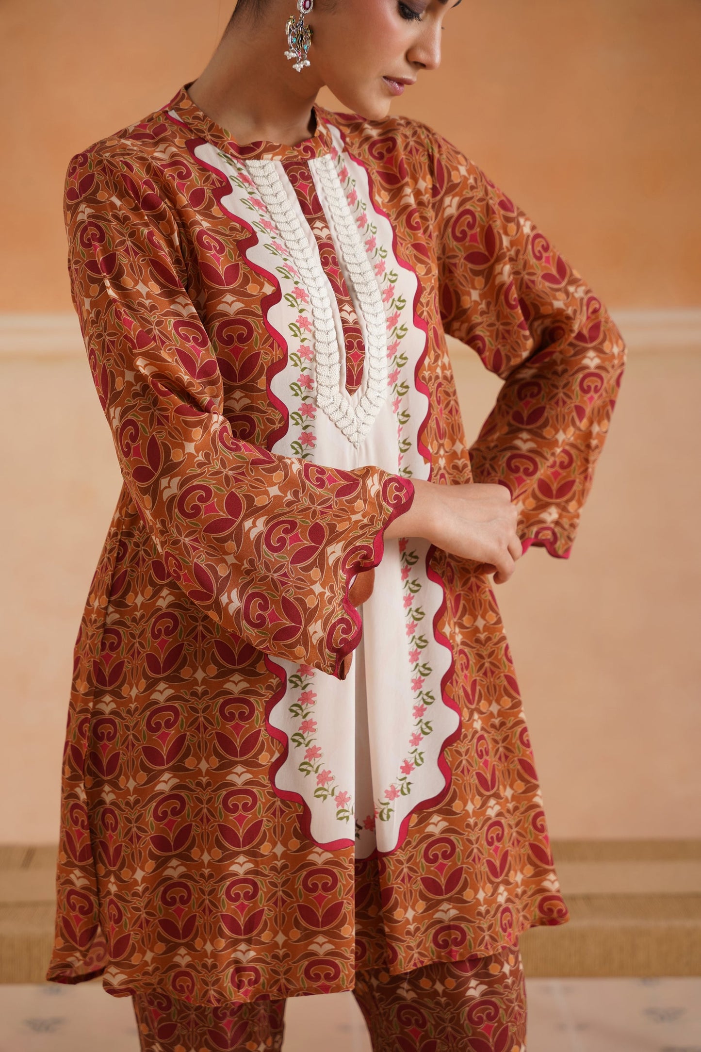 Riha Crepe Printed Matching Set - Neetika Chopra