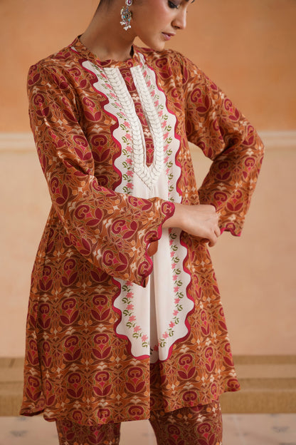 Riha Crepe Printed Matching Set - Neetika Chopra