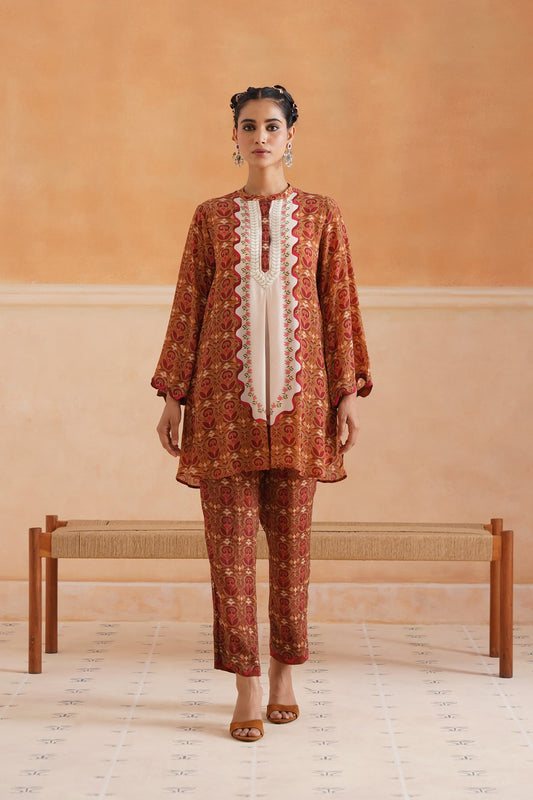 Riha Crepe Printed Matching Set - Neetika Chopra
