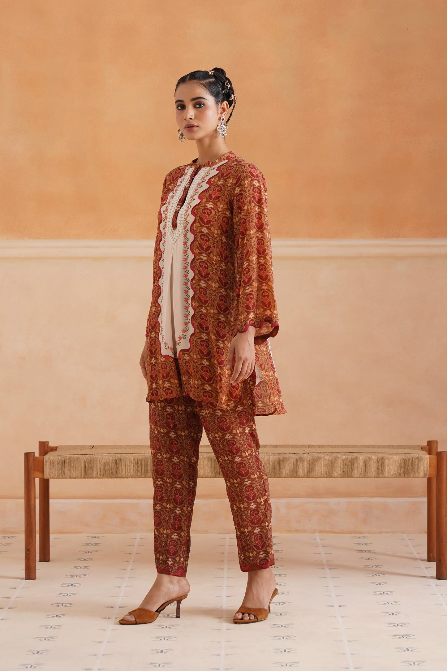 Riha Crepe Printed Matching Set - Neetika Chopra