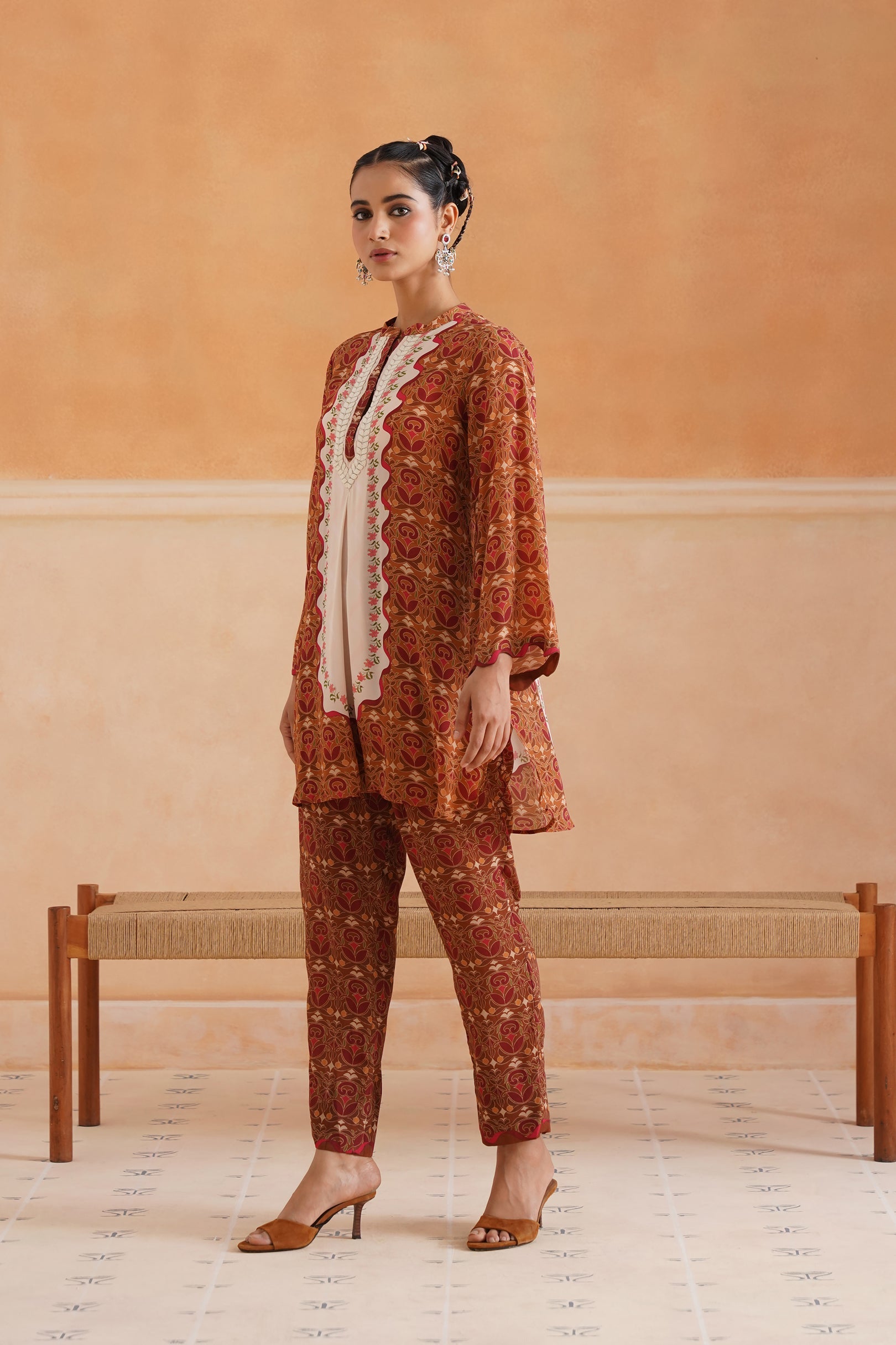 Riha Crepe Printed Matching Set - Neetika Chopra