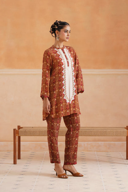 Riha Crepe Printed Matching Set - Neetika Chopra