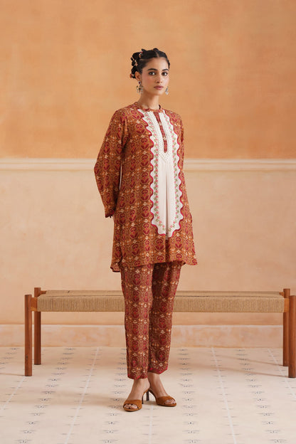 Riha Crepe Printed Matching Set - Neetika Chopra
