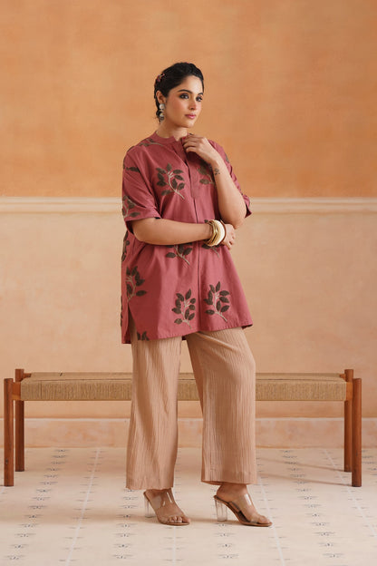 Charvi Cotton Embroidered Matching Set - Neetika Chopra