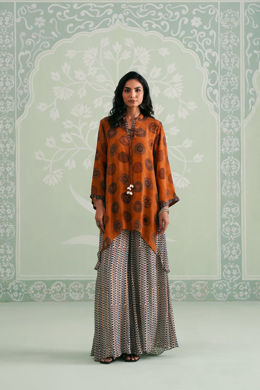Malika Crepe Printed Matching Set - Neetika Chopra