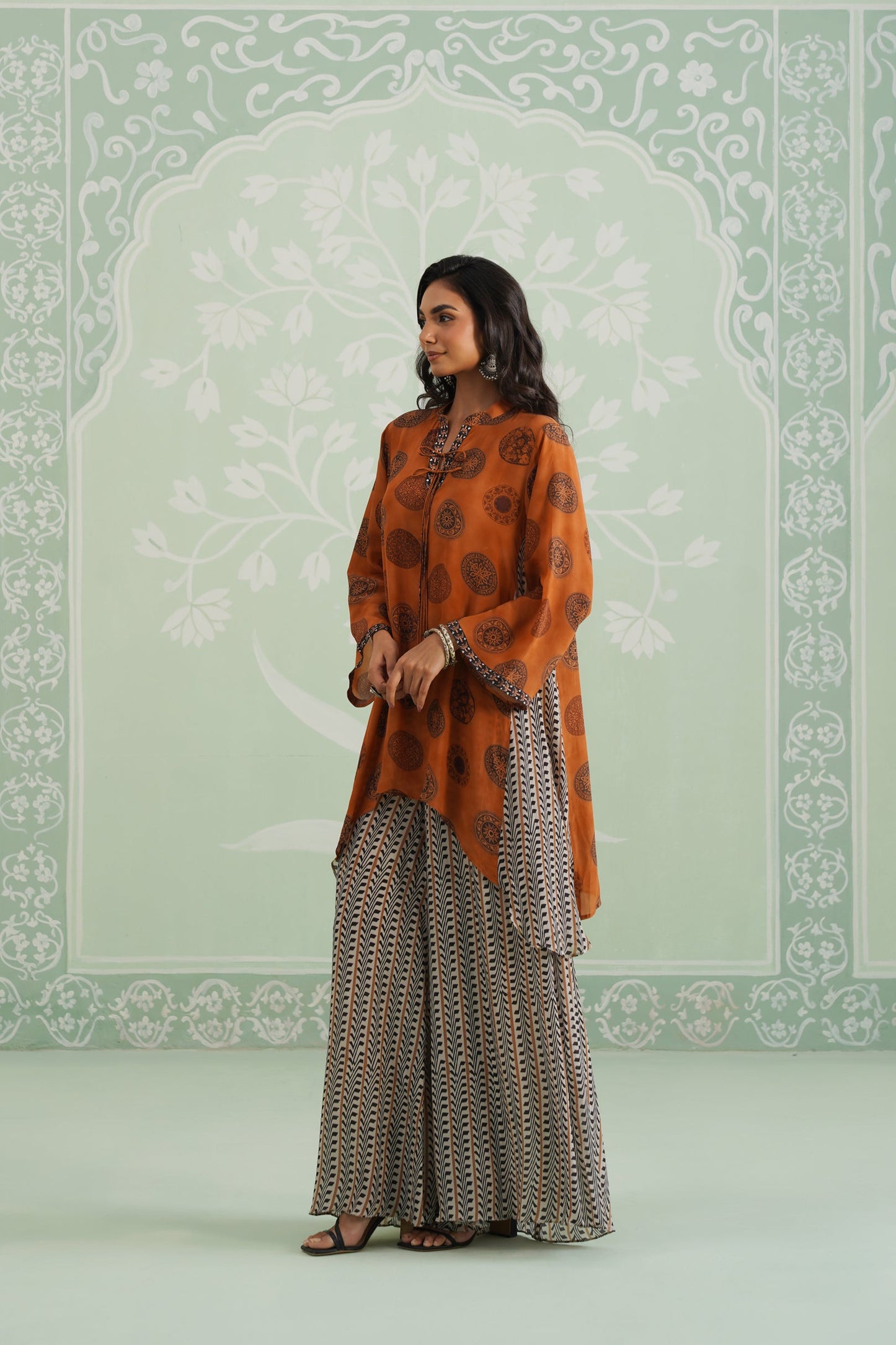 Malika Crepe Printed Matching Set - Neetika Chopra