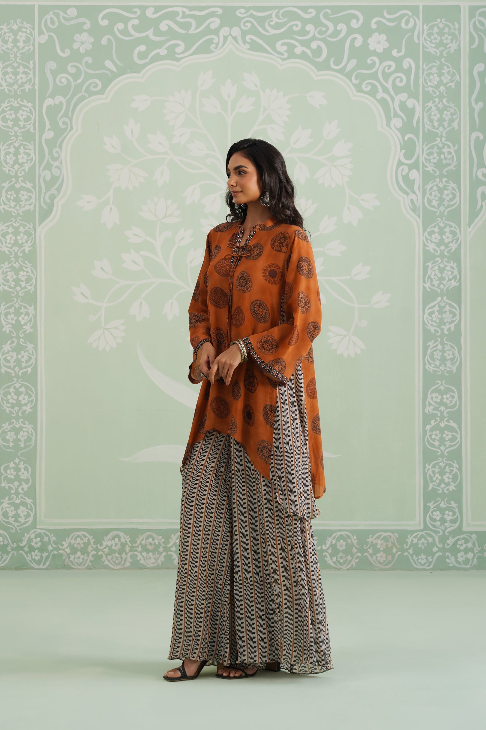 Malika Crepe Printed Matching Set - Neetika Chopra