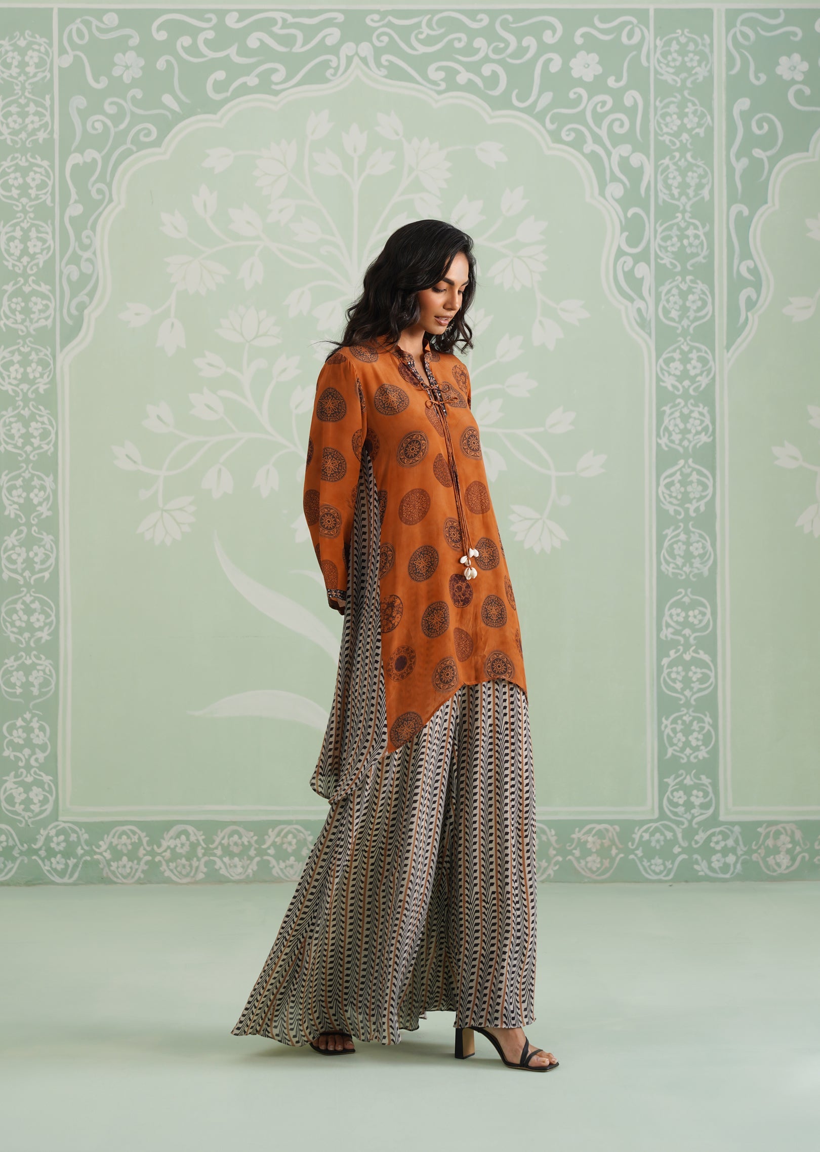 Malika Crepe Printed Matching Set - Neetika Chopra