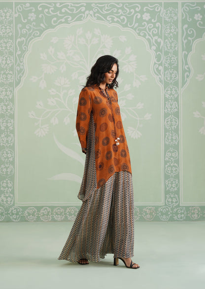 Malika Crepe Printed Matching Set - Neetika Chopra