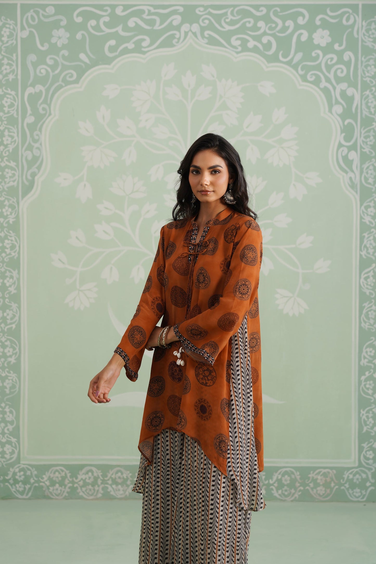 Malika Crepe Printed Matching Set - Neetika Chopra