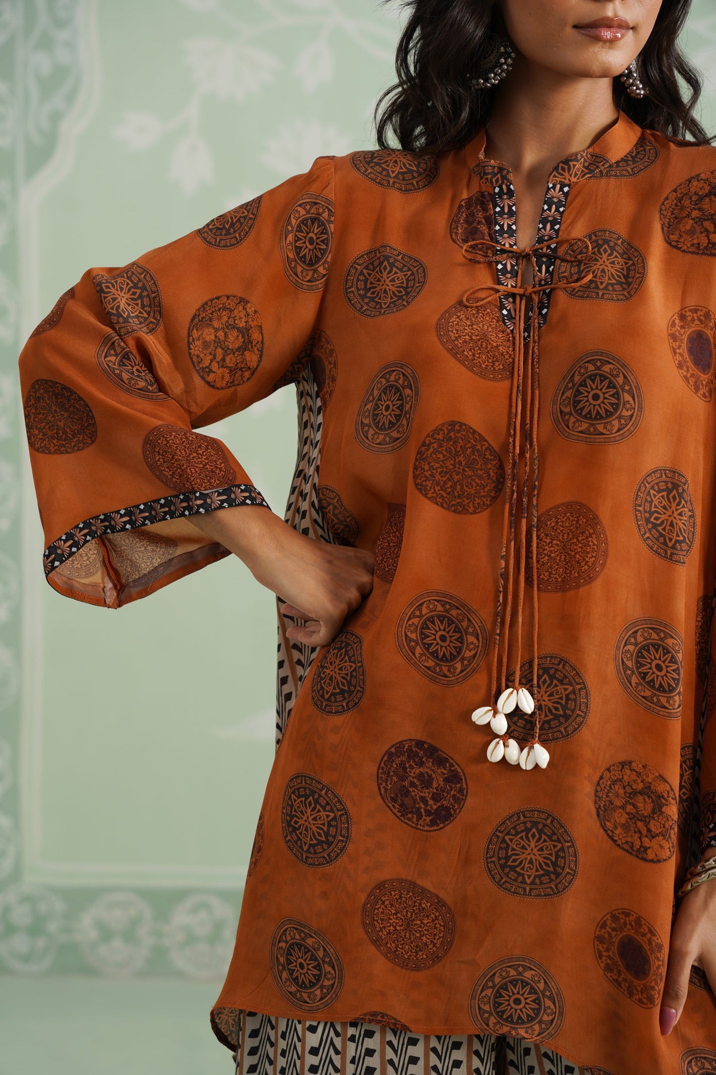Malika Crepe Printed Matching Set - Neetika Chopra