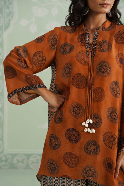Malika Crepe Printed Matching Set - Neetika Chopra