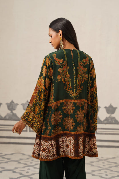 Arya Crepe Hand Embroidered Suit Set