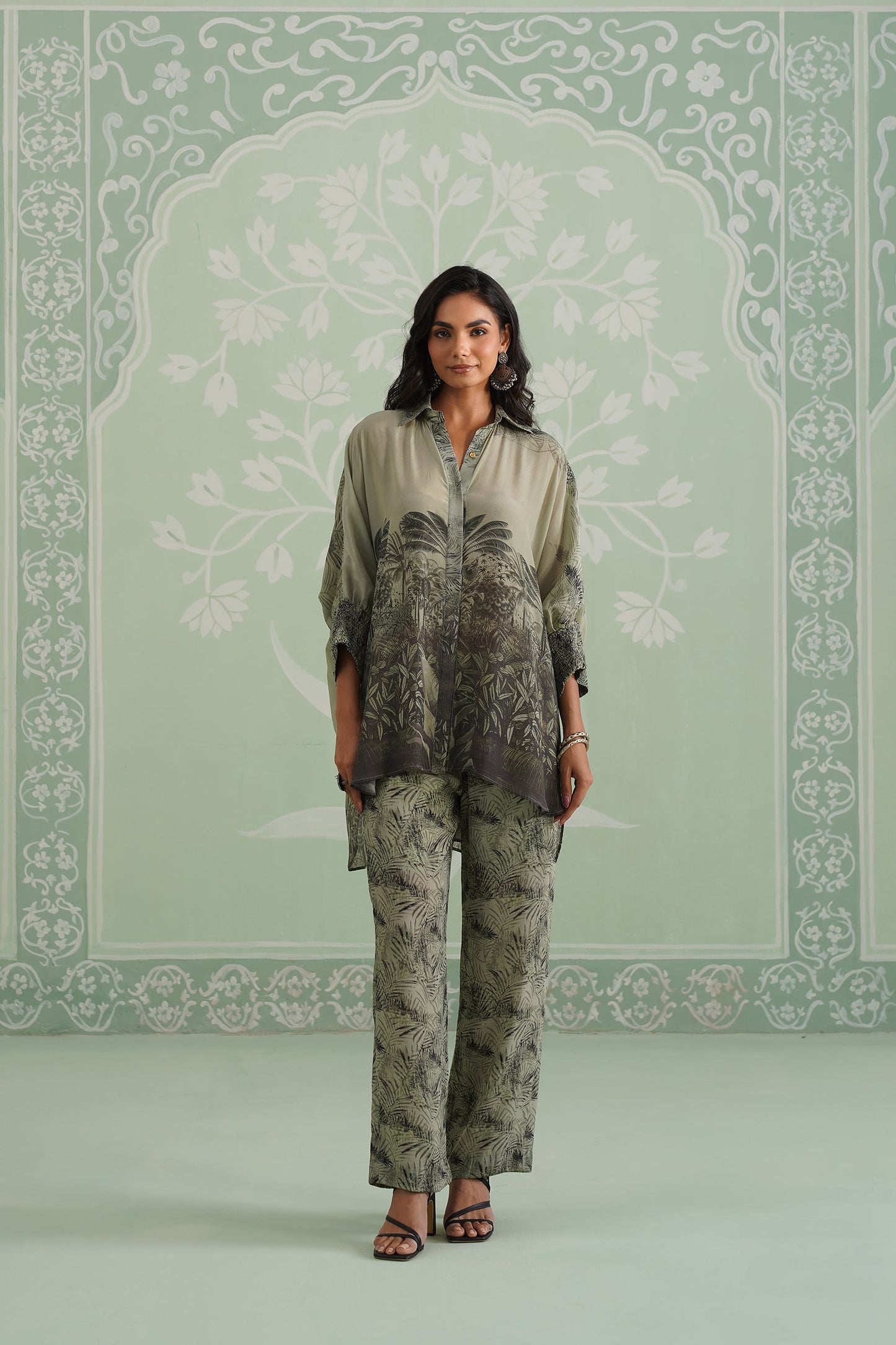 Pheonix Crepe Printed Matching Set - Neetika Chopra