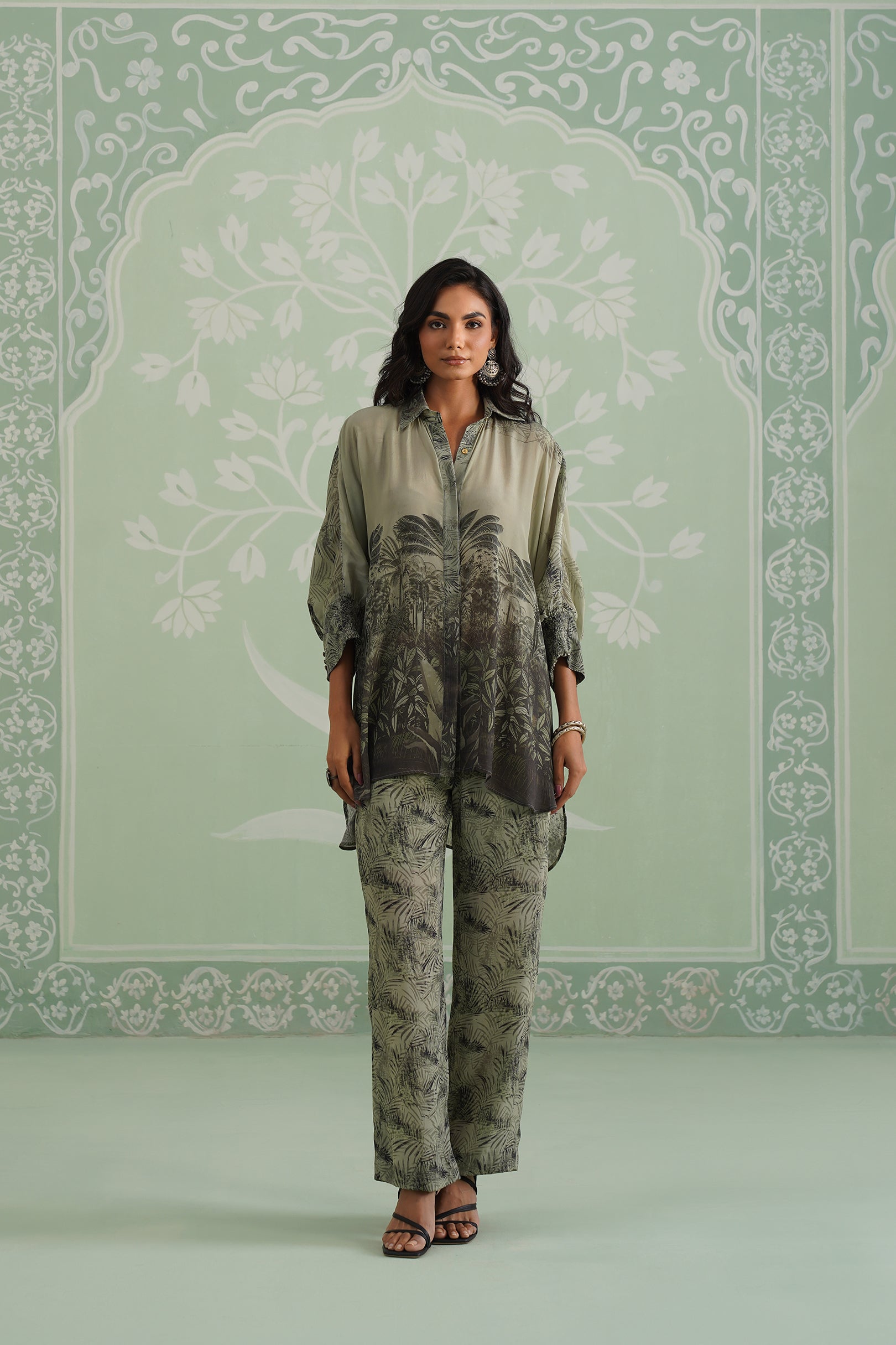 Pheonix Crepe Printed Matching Set - Neetika Chopra