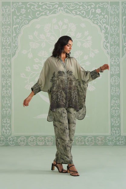 Pheonix Crepe Printed Matching Set - Neetika Chopra