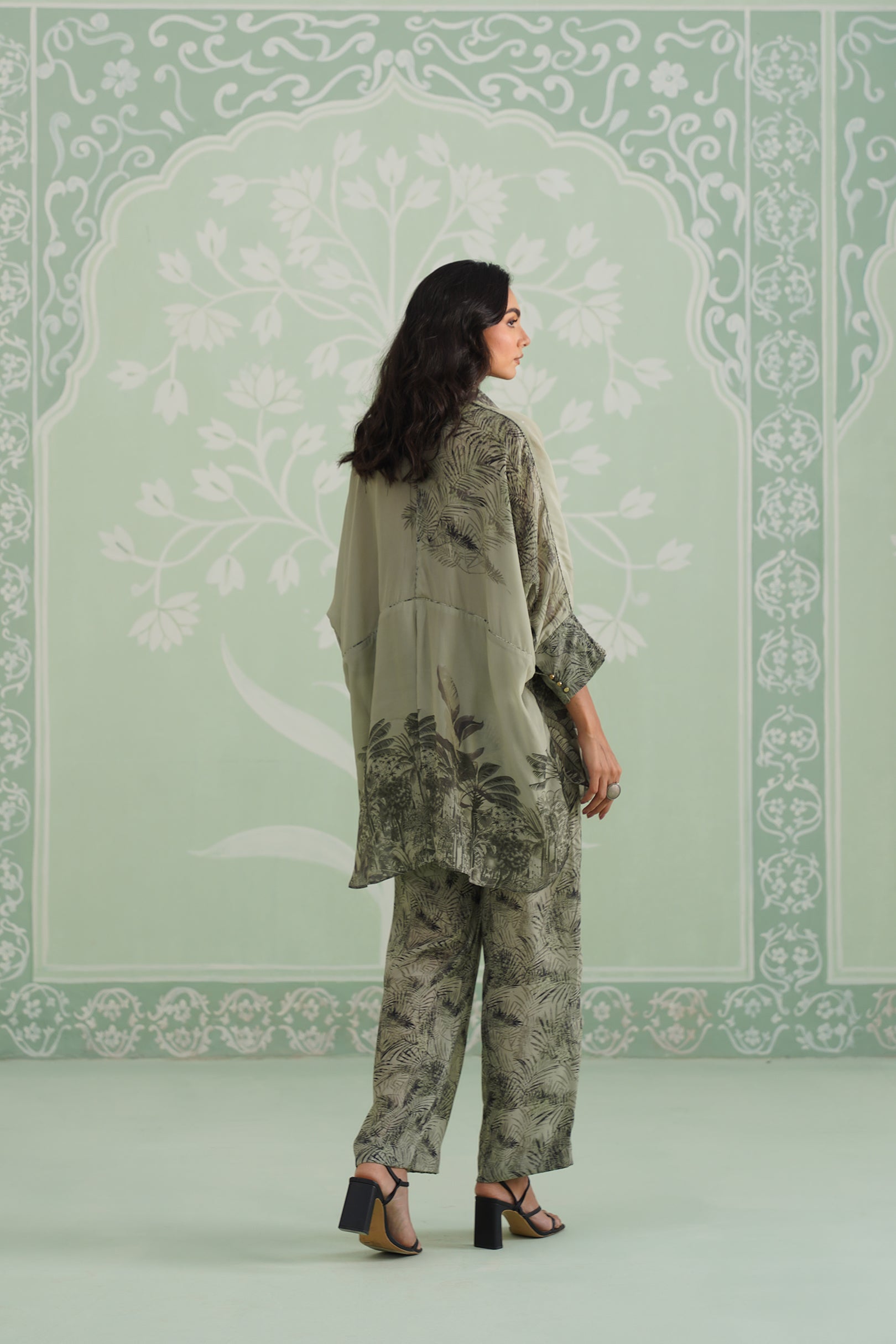 Pheonix Crepe Printed Matching Set - Neetika Chopra