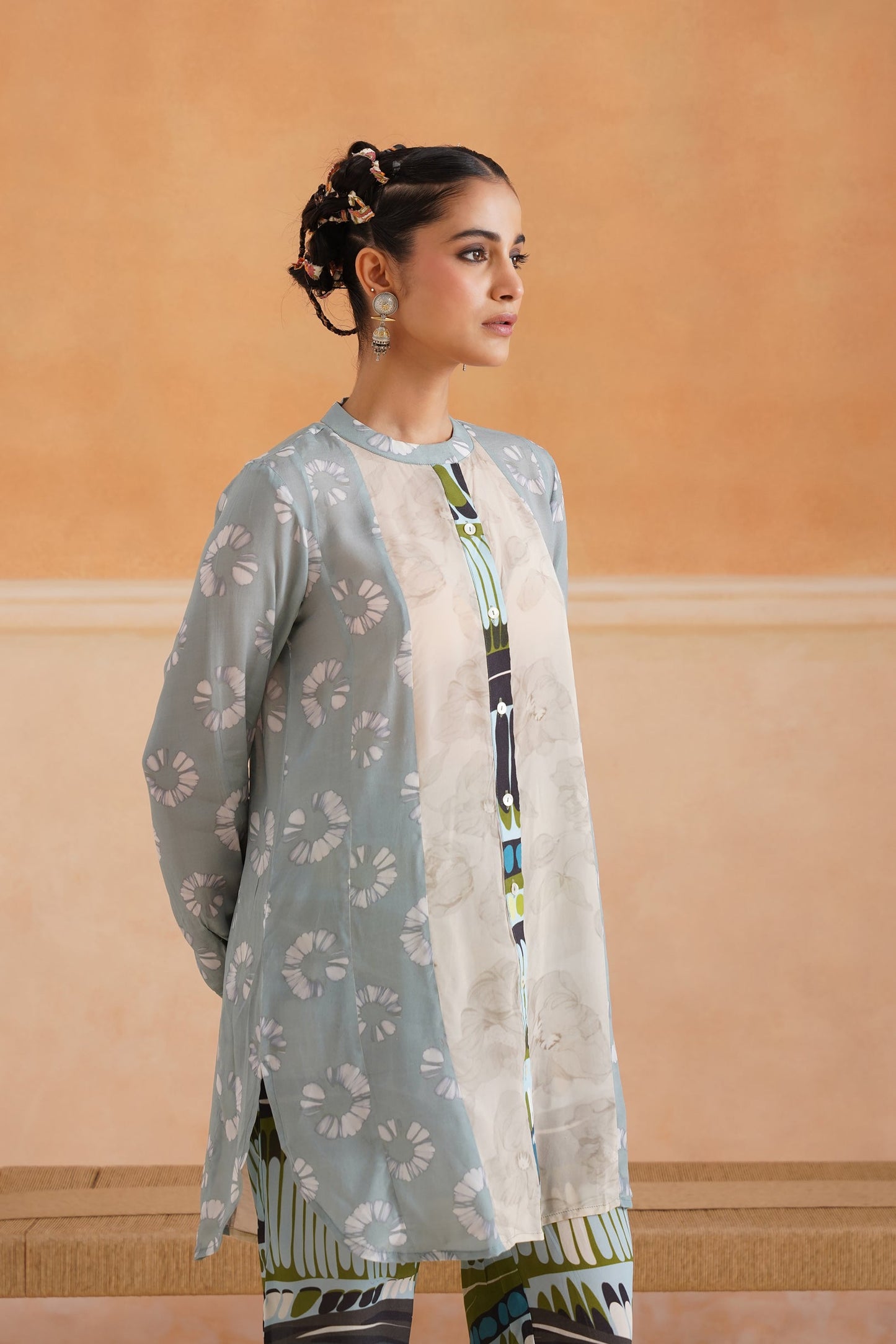Evara Printed Crepe Matching Set - Neetika Chopra