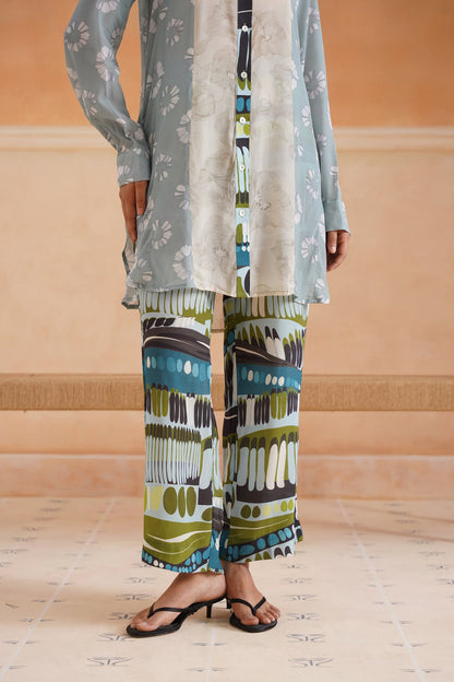Evara Printed Crepe Matching Set - Neetika Chopra